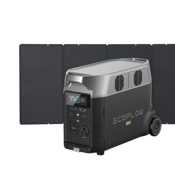 🌤️EcoFlow DELTA Pro + 400W Solar Panel (Plug-and-Play Kit)