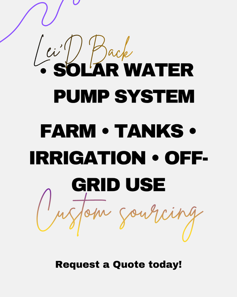 Solar Water Pump System – Custom Sourced